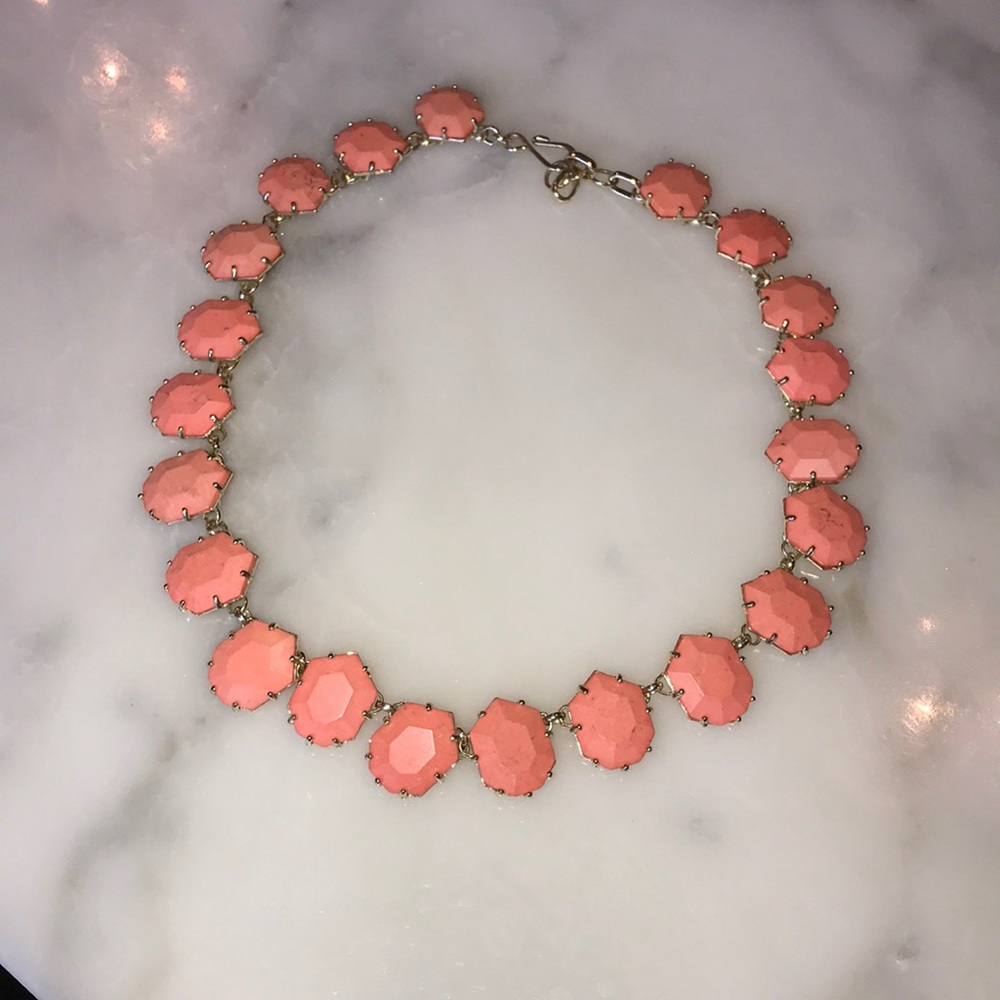 Kendra Scott coral Sam necklace